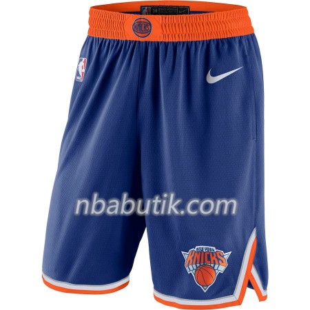 New York Knicks Mænd Shorts Blå 2018-19 Nike Swingman